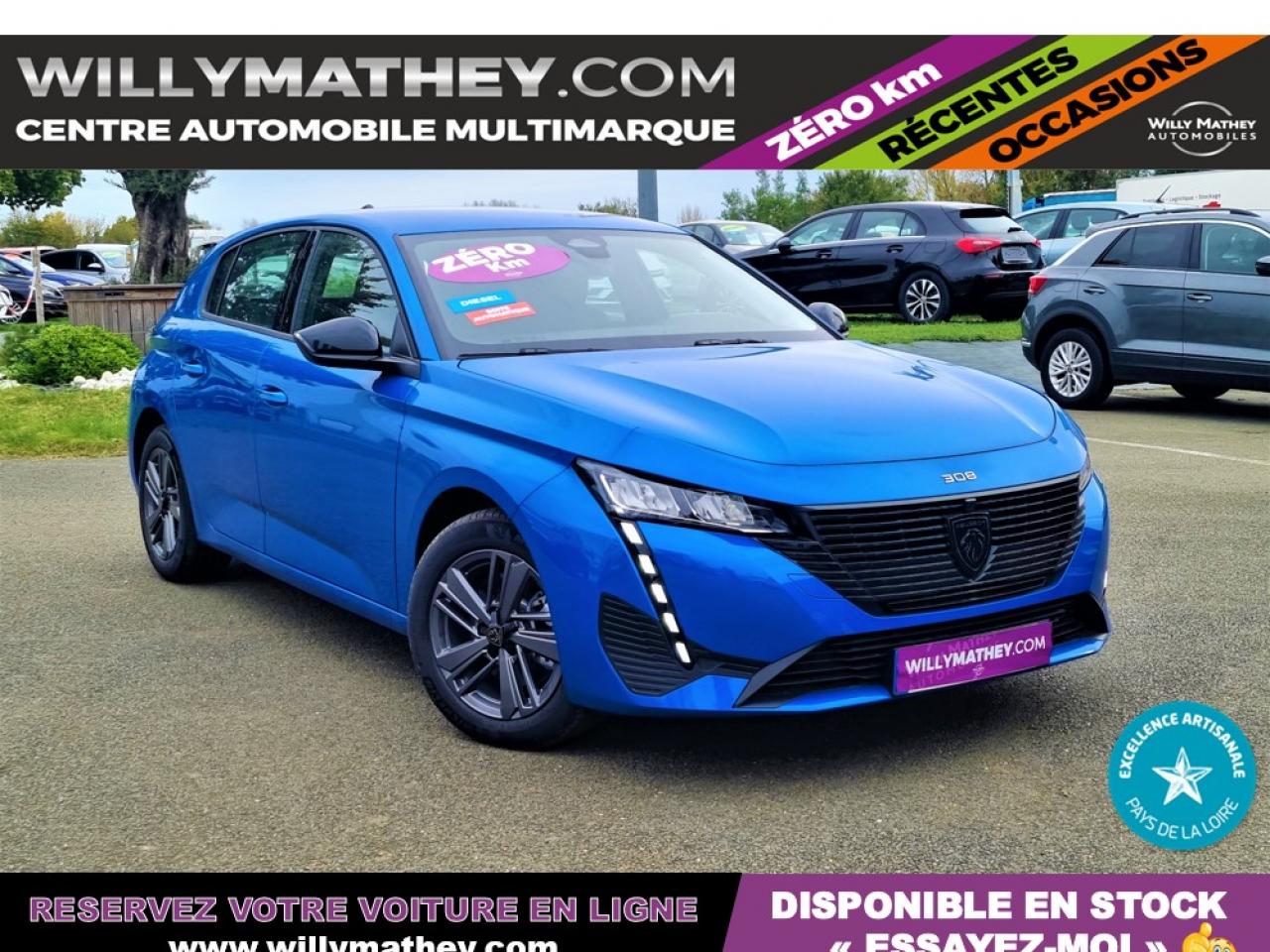 WILLY MATHEY AUTOMOBILES - PEUGEOT-308-DIESEL 130CV BOITE